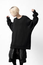 画像をギャラリービューアに読み込む, A.F ARTEFACT DOLMAN PULLOVER / COTTON KNIT (BLACK)
