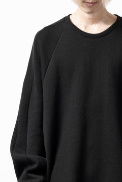 画像をギャラリービューアに読み込む, A.F ARTEFACT DOLMAN PULLOVER / COTTON KNIT (BLACK)