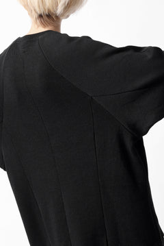 画像をギャラリービューアに読み込む, A.F ARTEFACT DOLMAN PULLOVER / COTTON KNIT (BLACK)