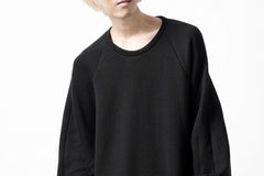画像をギャラリービューアに読み込む, A.F ARTEFACT DOLMAN PULLOVER / COTTON KNIT (BLACK)