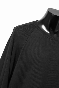 画像をギャラリービューアに読み込む, A.F ARTEFACT DOLMAN PULLOVER / COTTON KNIT (BLACK)