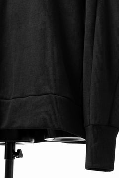 画像をギャラリービューアに読み込む, A.F ARTEFACT DOLMAN PULLOVER / COTTON KNIT (BLACK)