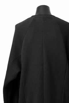 画像をギャラリービューアに読み込む, A.F ARTEFACT DOLMAN PULLOVER / COTTON KNIT (BLACK)
