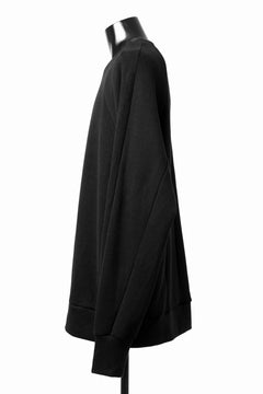 画像をギャラリービューアに読み込む, A.F ARTEFACT DOLMAN PULLOVER / COTTON KNIT (BLACK)