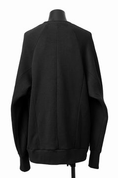 画像をギャラリービューアに読み込む, A.F ARTEFACT DOLMAN PULLOVER / COTTON KNIT (BLACK)