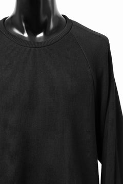 画像をギャラリービューアに読み込む, A.F ARTEFACT DOLMAN PULLOVER / COTTON KNIT (BLACK)