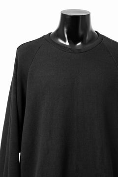 画像をギャラリービューアに読み込む, A.F ARTEFACT DOLMAN PULLOVER / COTTON KNIT (BLACK)