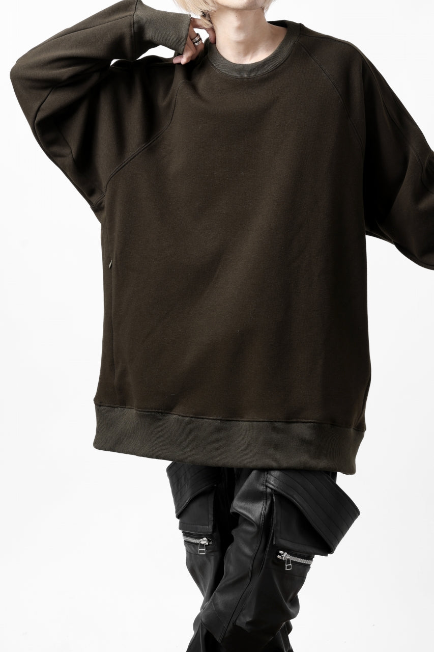 画像をギャラリービューアに読み込む, A.F ARTEFACT BomberHEAT DOLMAN PULLOVER TOPS (KHAKI)