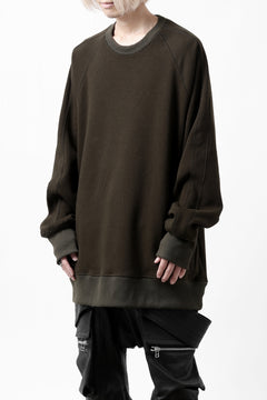 画像をギャラリービューアに読み込む, A.F ARTEFACT BomberHEAT DOLMAN PULLOVER TOPS (KHAKI)