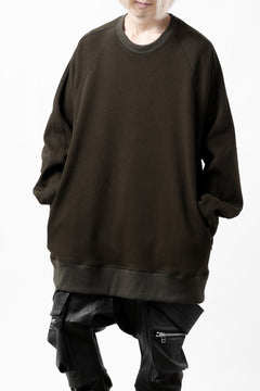 画像をギャラリービューアに読み込む, A.F ARTEFACT BomberHEAT DOLMAN PULLOVER TOPS (KHAKI)