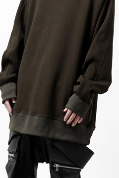 画像をギャラリービューアに読み込む, A.F ARTEFACT BomberHEAT DOLMAN PULLOVER TOPS (KHAKI)