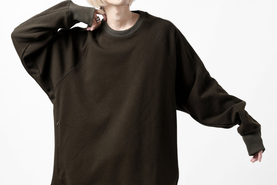 画像をギャラリービューアに読み込む, A.F ARTEFACT BomberHEAT DOLMAN PULLOVER TOPS (KHAKI)