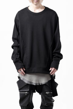 画像をギャラリービューアに読み込む, A.F ARTEFACT BomberHEAT SINGLE LOOP HEM PULLOVER TOPS (BLACK)