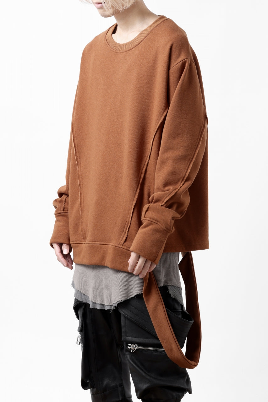 画像をギャラリービューアに読み込む, A.F ARTEFACT BomberHEAT SINGLE LOOP HEM PULLOVER TOPS (ORANGE)