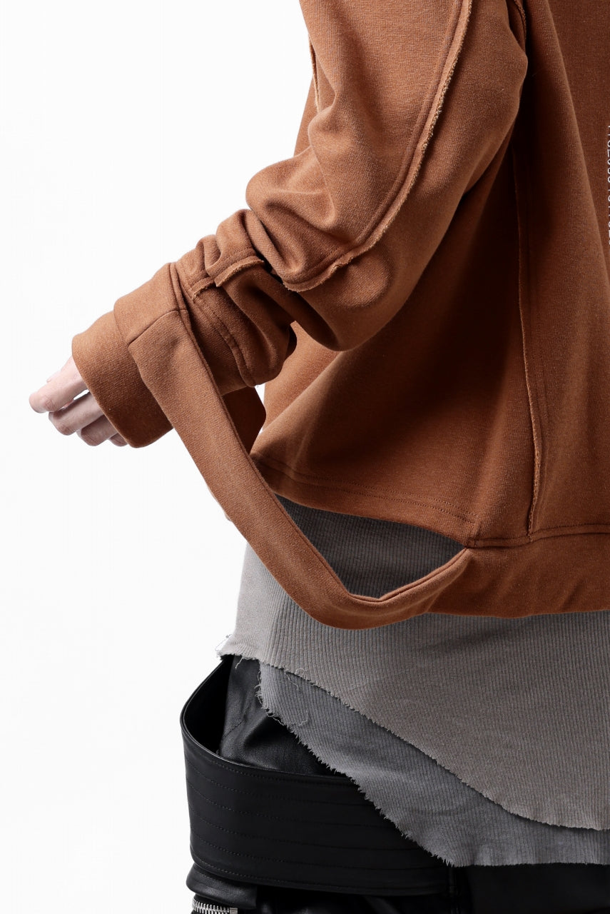 画像をギャラリービューアに読み込む, A.F ARTEFACT BomberHEAT SINGLE LOOP HEM PULLOVER TOPS (ORANGE)