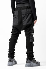 画像をギャラリービューアに読み込む, A.F ARTEFACT COMBINATION ZIPPER SARROUEL SKINNY PANTS / BOMBER HEAT® + NYLON (BLACK)