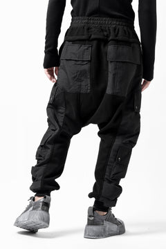 画像をギャラリービューアに読み込む, A.F ARTEFACT MILITARY CARGO SARROUEL PANTS / BOMBER HEAT® + NYLON (BLACK)