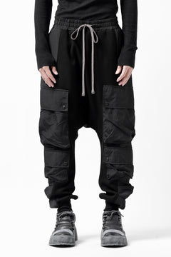 画像をギャラリービューアに読み込む, A.F ARTEFACT MILITARY CARGO SARROUEL PANTS / BOMBER HEAT® + NYLON (BLACK)