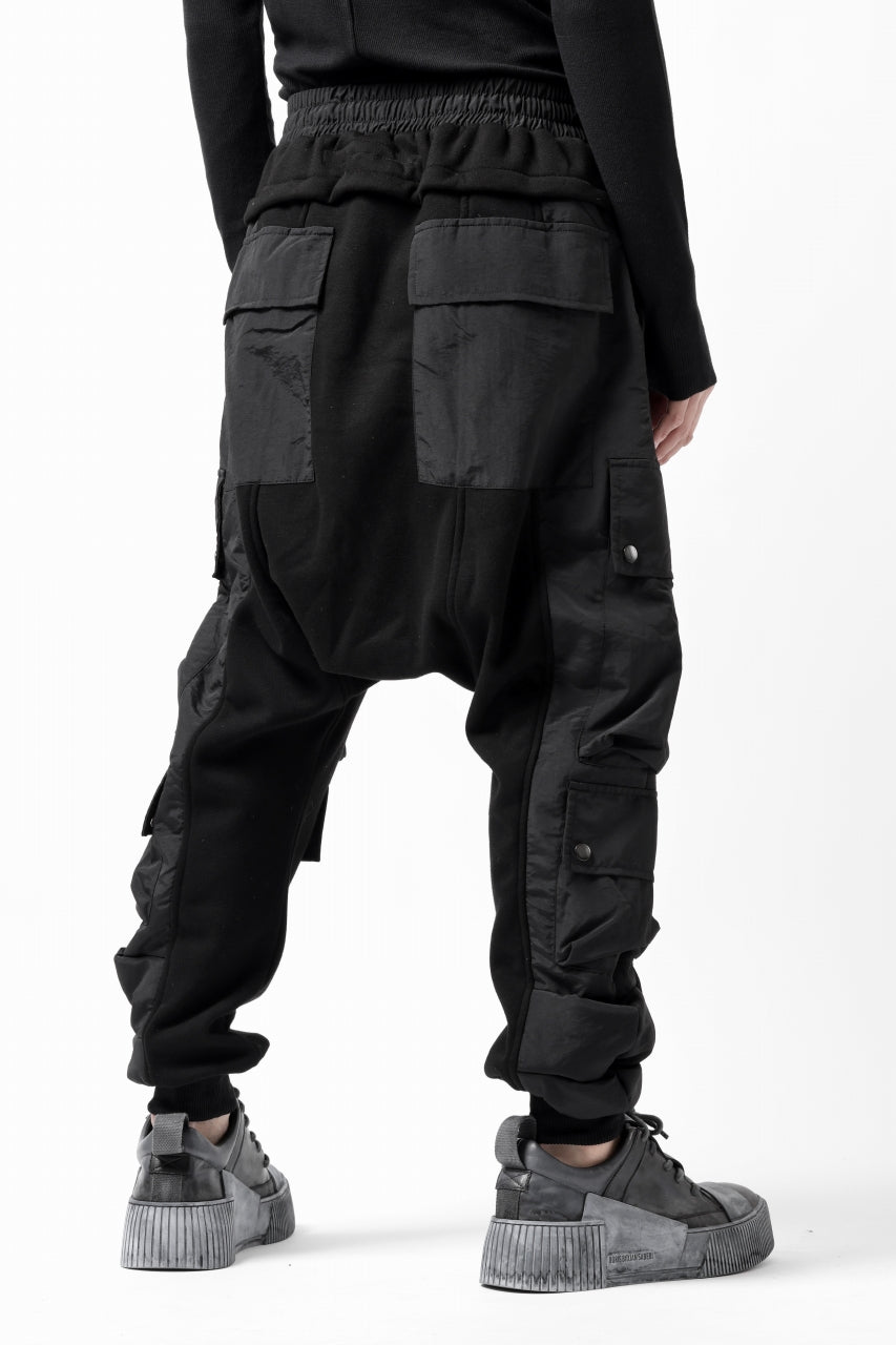 画像をギャラリービューアに読み込む, A.F ARTEFACT MILITARY CARGO SARROUEL PANTS / BOMBER HEAT® + NYLON (BLACK)