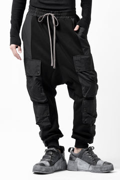 画像をギャラリービューアに読み込む, A.F ARTEFACT MILITARY CARGO SARROUEL PANTS / BOMBER HEAT® + NYLON (BLACK)
