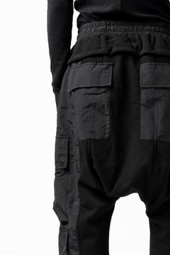 画像をギャラリービューアに読み込む, A.F ARTEFACT MILITARY CARGO SARROUEL PANTS / BOMBER HEAT® + NYLON (BLACK)