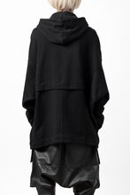 画像をギャラリービューアに読み込む, A.F ARTEFACT DOLMAN ZIP HOODIE / COTTON SWEAT (BLACK)