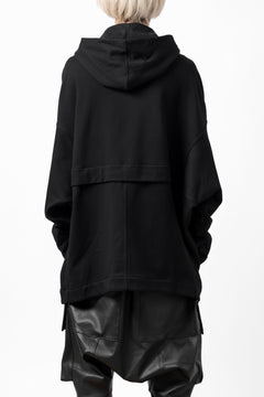画像をギャラリービューアに読み込む, A.F ARTEFACT DOLMAN ZIP HOODIE / COTTON SWEAT (BLACK)