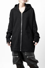 画像をギャラリービューアに読み込む, A.F ARTEFACT DOLMAN ZIP HOODIE / COTTON SWEAT (BLACK)