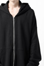 画像をギャラリービューアに読み込む, A.F ARTEFACT DOLMAN ZIP HOODIE / COTTON SWEAT (BLACK)