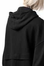 画像をギャラリービューアに読み込む, A.F ARTEFACT DOLMAN ZIP HOODIE / COTTON SWEAT (BLACK)