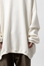 画像をギャラリービューアに読み込む, A.F ARTEFACT OVERSIZED PULLOVER / COTTON KNIT (IVORY)
