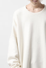 画像をギャラリービューアに読み込む, A.F ARTEFACT OVERSIZED PULLOVER / COTTON KNIT (IVORY)