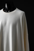 画像をギャラリービューアに読み込む, A.F ARTEFACT OVERSIZED PULLOVER / COTTON KNIT (IVORY)