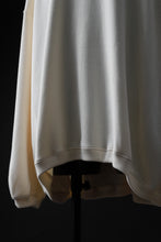 画像をギャラリービューアに読み込む, A.F ARTEFACT OVERSIZED PULLOVER / COTTON KNIT (IVORY)