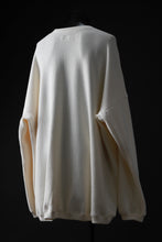 画像をギャラリービューアに読み込む, A.F ARTEFACT OVERSIZED PULLOVER / COTTON KNIT (IVORY)