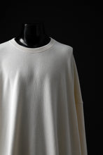 画像をギャラリービューアに読み込む, A.F ARTEFACT OVERSIZED PULLOVER / COTTON KNIT (IVORY)