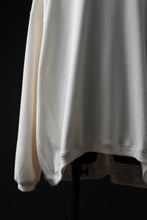 画像をギャラリービューアに読み込む, A.F ARTEFACT OVERSIZED PULLOVER / COTTON KNIT (IVORY)