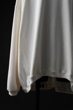 画像をギャラリービューアに読み込む, A.F ARTEFACT OVERSIZED PULLOVER / COTTON KNIT (IVORY)