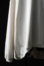 画像をギャラリービューアに読み込む, A.F ARTEFACT OVERSIZED PULLOVER / COTTON KNIT (IVORY)