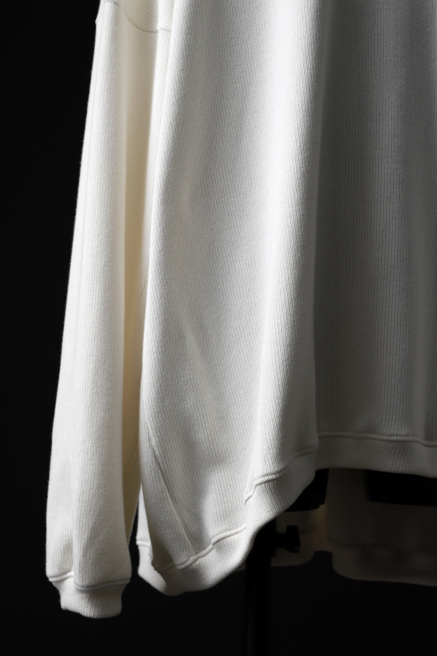 画像をギャラリービューアに読み込む, A.F ARTEFACT OVERSIZED PULLOVER / COTTON KNIT (IVORY)