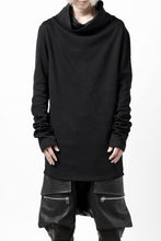 画像をギャラリービューアに読み込む, A.F ARTEFACT HIGH NECK PULLOVER / COPE KNIT JERSEY (BLACK)