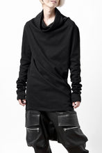 画像をギャラリービューアに読み込む, A.F ARTEFACT HIGH NECK PULLOVER / COPE KNIT JERSEY (BLACK)