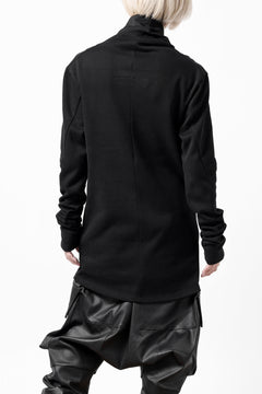 画像をギャラリービューアに読み込む, A.F ARTEFACT HIGH NECK PULLOVER / COPE KNIT JERSEY (BLACK)
