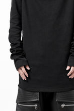 画像をギャラリービューアに読み込む, A.F ARTEFACT HIGH NECK PULLOVER / COPE KNIT JERSEY (BLACK)