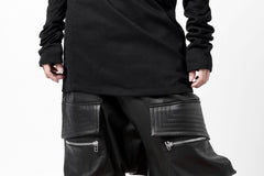 画像をギャラリービューアに読み込む, A.F ARTEFACT HIGH NECK PULLOVER / COPE KNIT JERSEY (BLACK)