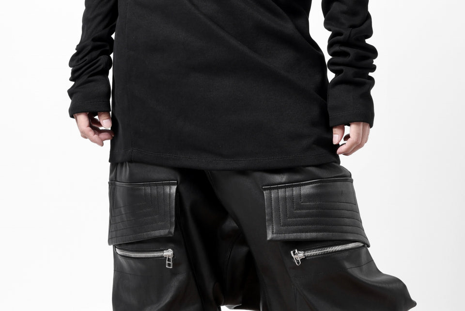 画像をギャラリービューアに読み込む, A.F ARTEFACT HIGH NECK PULLOVER / COPE KNIT JERSEY (BLACK)