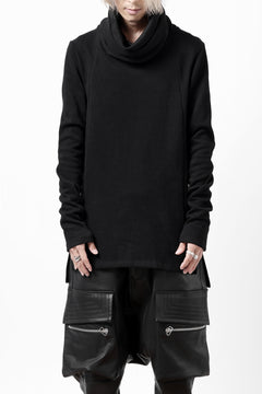 画像をギャラリービューアに読み込む, A.F ARTEFACT TURTLE NECK PULLOVER / COPE KNIT JERSEY (BLACK)