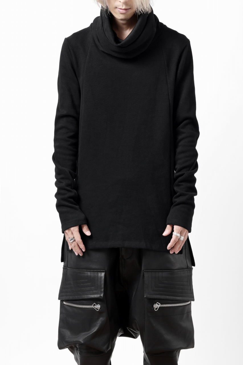 画像をギャラリービューアに読み込む, A.F ARTEFACT TURTLE NECK PULLOVER / COPE KNIT JERSEY (BLACK)