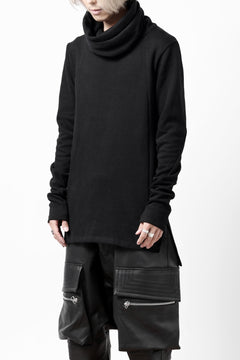 画像をギャラリービューアに読み込む, A.F ARTEFACT TURTLE NECK PULLOVER / COPE KNIT JERSEY (BLACK)