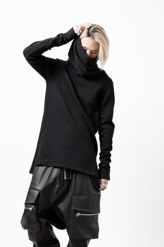 画像をギャラリービューアに読み込む, A.F ARTEFACT TURTLE NECK PULLOVER / COPE KNIT JERSEY (BLACK)